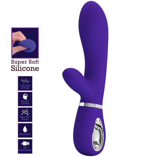 PRETTY LOVE - VIBRADOR MULTIFUNCIÓN PUNTO G THOMAS PÚRPURA