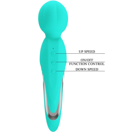 PRETTY LOVE - VARITA VIBRADORA WALTER AQUA GREEN