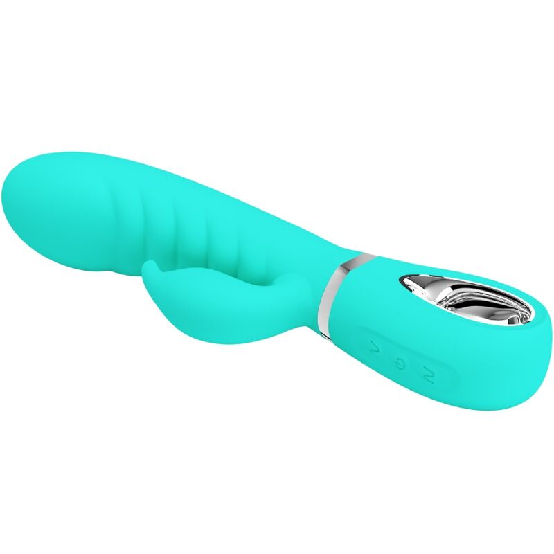 PRETTY LOVE - VIBRADOR MULTIFUNCIONAL DEL PUNTO G PRESCOTT VERDE AGUA