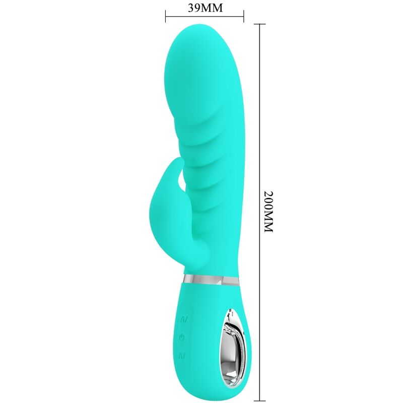 PRETTY LOVE - VIBRADOR MULTIFUNCIONAL DEL PUNTO G PRESCOTT VERDE AGUA