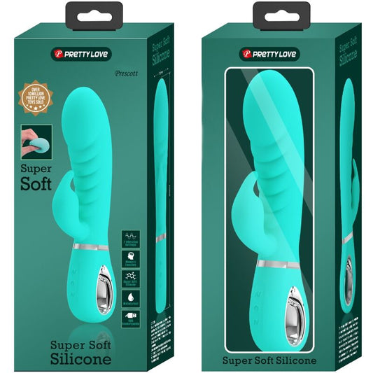 PRETTY LOVE - VIBRADOR MULTIFUNCIONAL DEL PUNTO G PRESCOTT VERDE AGUA