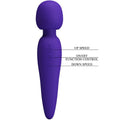 Pretty Love - Maredith Massager 12 Modos De Vibrao Roxo