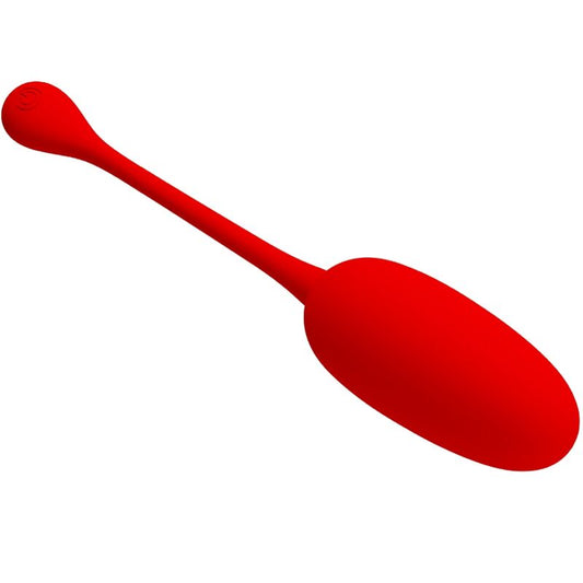 PRETTY LOVE - RED KNUCKER RECHARGEABLE VIBRATING EGG
