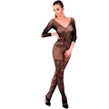 Livco Corsetti Fashion - Celdon Bodystocking Crotchless Preto Tamanho Único