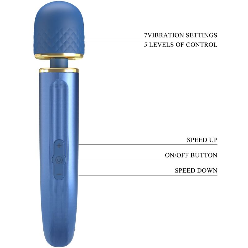 PRETTY LOVE - MASSAGER 7 BLUE VIBRATION MODES
