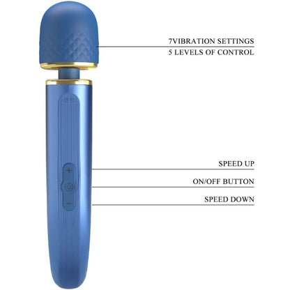 PRETTY LOVE - MASSAGER 7 BLUE VIBRATION MODES