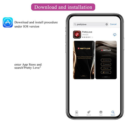 PRETTY LOVE - JAYLEEN APP PURPLE REMOTE CONTROL VIBRATOR