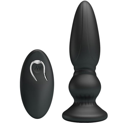 MR PLAY - REMOTE CONTROL BUTT PLUG POWERFUL VIBRATOR BLACK