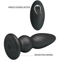 Mr Play - Plugue Anal De Controle Remoto Vibrador Poderoso Preto