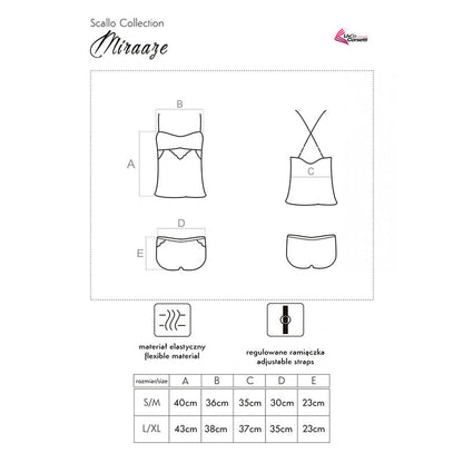 Livco Corsetti Fashion - Miraaze Lc 90567 Camisa + Calões Preto L/Xl