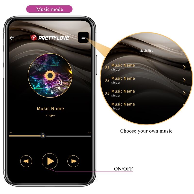 PRETTY LOVE - BILLY CONTROL REMOTO VIBRACIÓN MORADO APP GRATIS