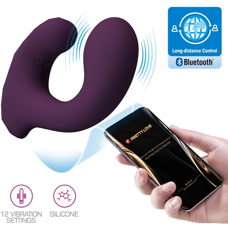 PRETTY LOVE - BILLY CONTROL REMOTO VIBRACIÓN MORADO APP GRATIS