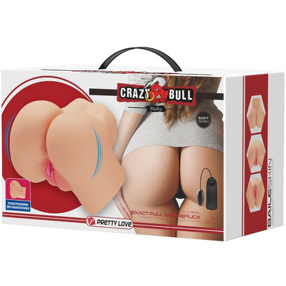 CRAZY BULL - VAGINA REALISTA Y VIBRADOR DESNUDO HAILEY