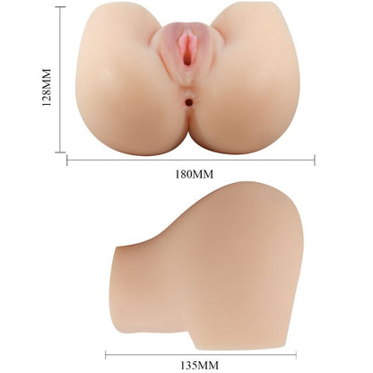 CRAZY BULL - VIBRADOR DE VAGINA REALISTA Y MILA DESNUDA