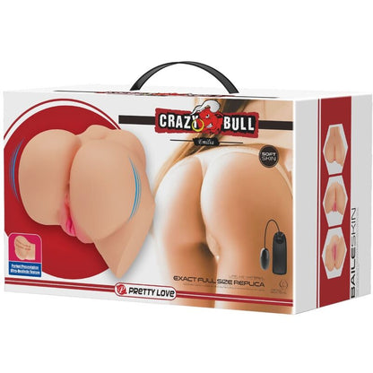 CRAZY BULL - VIBRADOR DE VAGINA REALISTA Y DESNUDOS DE EMILIA