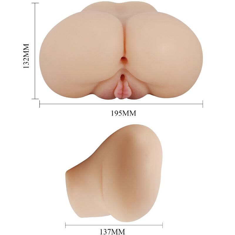 CRAZY BULL - VIBRADOR DE VAGINA REALISTA Y LUNA DESNUDA