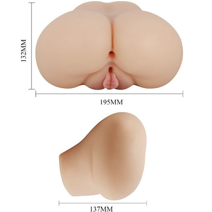 CRAZY BULL - VIBRADOR DE VAGINA REALISTA Y LUNA DESNUDA