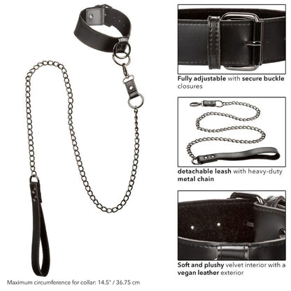 CALEXOTICS - EUPHORIA NECKLACE WITH CHAIN LEASH