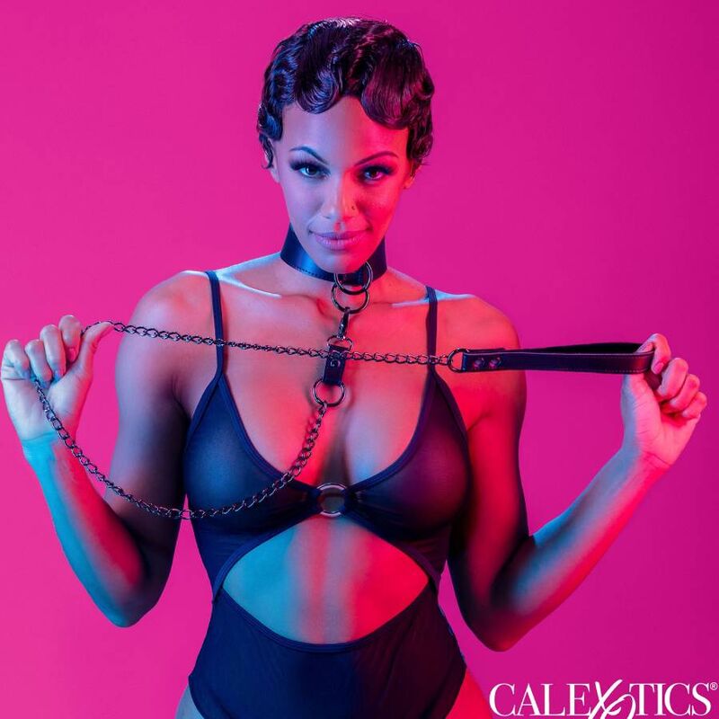 CALEXOTICS - EUPHORIA NECKLACE WITH CHAIN LEASH