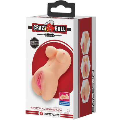 CRAZY BULL - VIBRADOR DE VAGINA REALISTA Y DESNUDOS HANNAH
