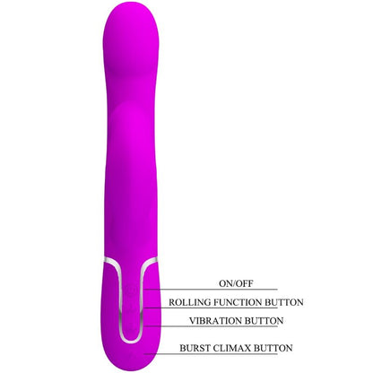 PRETTY LOVE - VIOLET PEARL RABBIT VIBRATOR