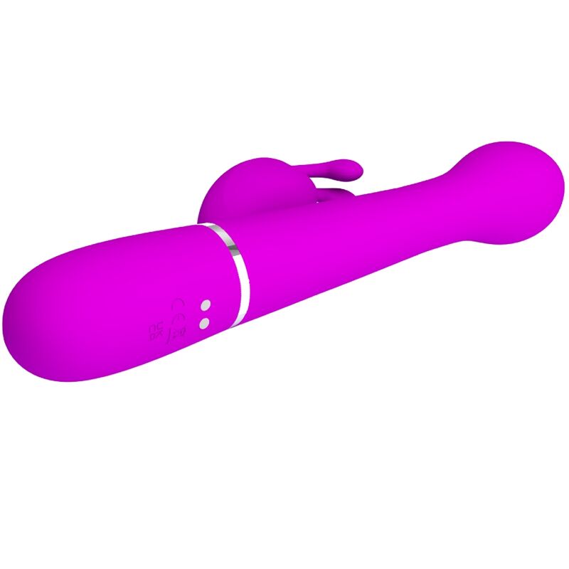 PRETTY LOVE - DEJON RABBIT 3-IN-1 MULTIFUNCTION VIBRATOR VIOLET