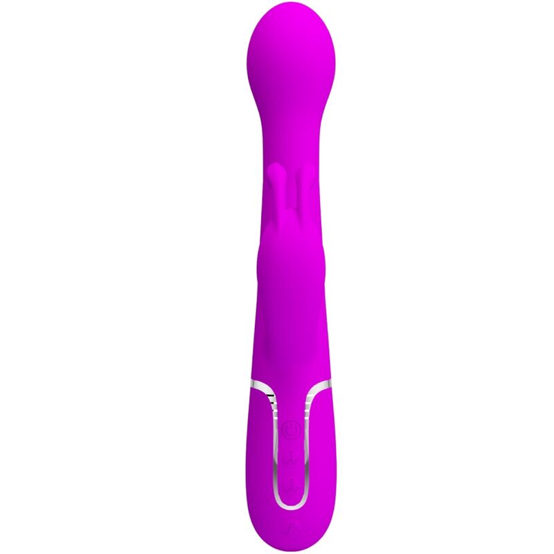 PRETTY LOVE - DEJON RABBIT 3-IN-1 MULTIFUNCTION VIBRATOR VIOLET