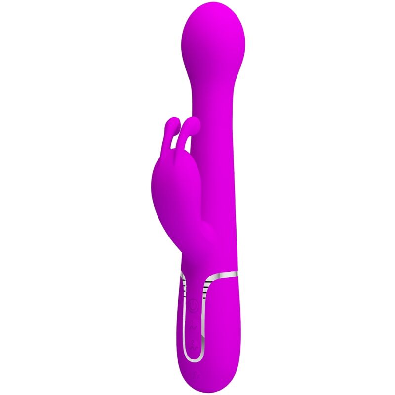 PRETTY LOVE - DEJON RABBIT 3-IN-1 MULTIFUNCTION VIBRATOR VIOLET