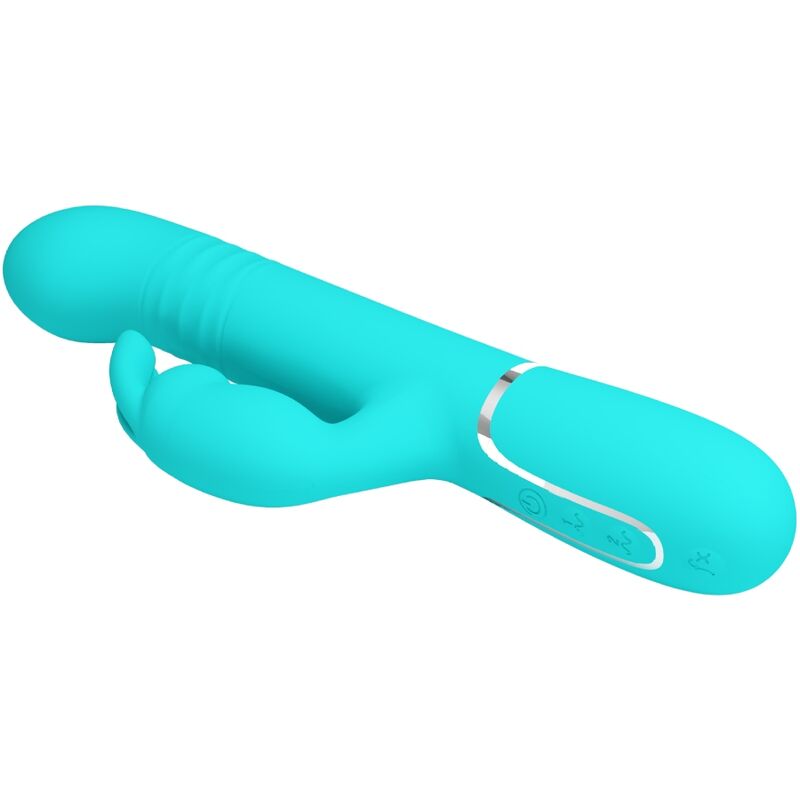 PRETTY LOVE - VIBRADOR COALE AQUA GREEN PEARLS