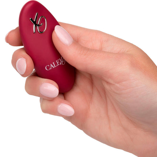 CALEXOTICS - MASAJEADOR DE PILOTO CON DOBLE MOTOR Y CONTROL REMOTO ROJO