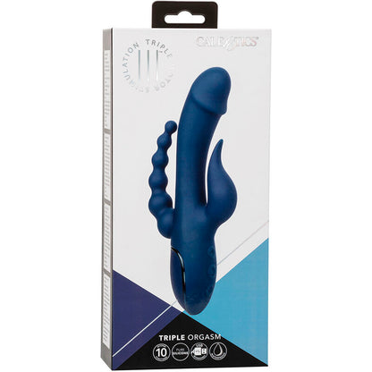 CALEXOTICS - TRIPLE ORGASM VIBRATOR BLUE