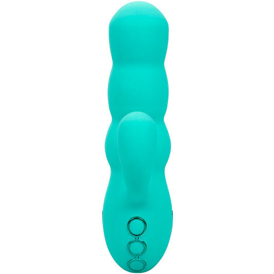 CALEXOTICS - VIBRATOR DEL MAR DIVA RABBIR AQUA GREEN BY CALIFORNIA DREAMING