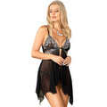 Subblime - Babydoll Tejido Tul Pecho Encaje S/M
