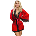 Subblime - Robe Em Tecido Transparente Com Detalhe De Renda Vermelho S/M