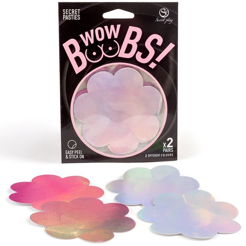 SECRET PLAY - ¡PECHOS IMPRESIONANTES! CUBREPEZONES CON FLORES