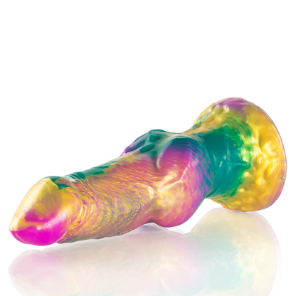 EPIC - IRIS DILDO WITH RAINBOW PLEASURE TESTICLES