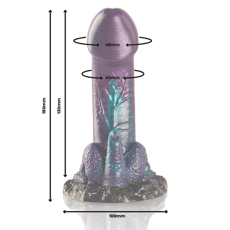 EPIC - BASILISK DOUBLE DILDO SCALY PLEASURE SMALL SIZE