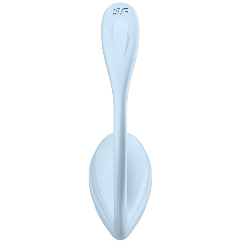 SATISFYER - ESTIMULADOR DEL PUNTO G DE PÉTALOS SUAVES AZUL CIELO APLICACIÓN GRATUITA