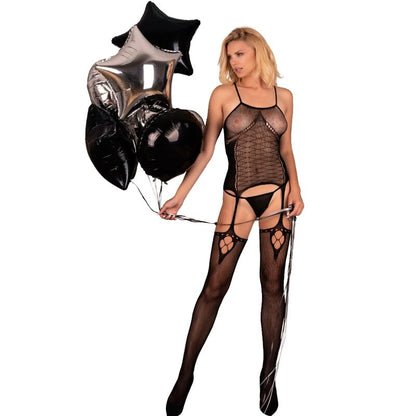 Livco Corsetti Fashion - AMRIN Bodystocking Black One Size