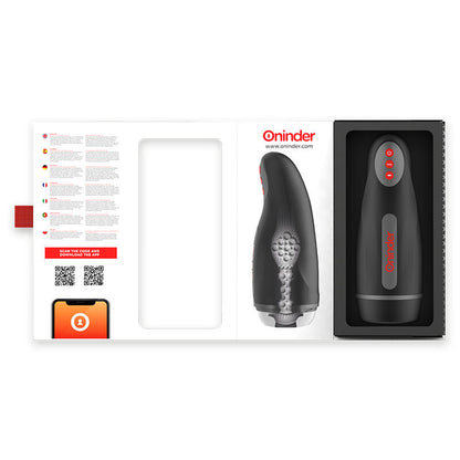 ONINDER - MASTURBADOR MASCULINO RECARGABLE 10 VELOCIDADES - APP GRATUITA
