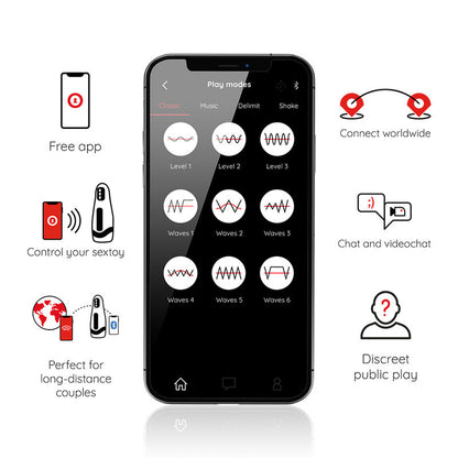ONINDER - MASTURBADOR MASCULINO RECARGABLE 10 VELOCIDADES - APP GRATUITA