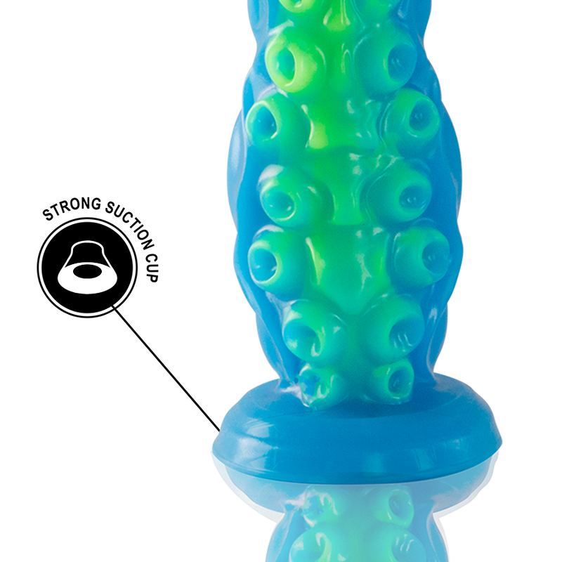 EPIC - SCYLLA FLUORESCENT TENTICAL THIN DILDO SMALL SIZE