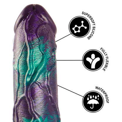 EPIC - BASILISK DOUBLE SCALY PLEASURE DILDO LARGE SIZE
