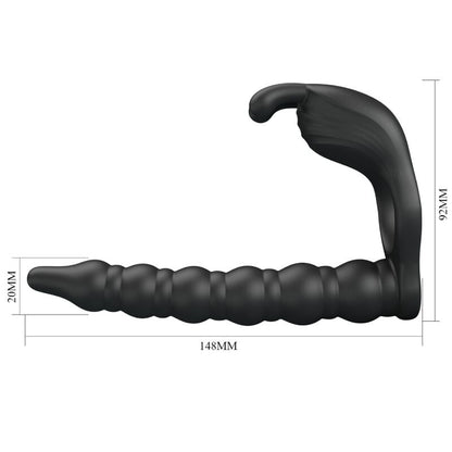PRETTY LOVE - ANILLOS PARA EL PENE BLACKNEY CON TAPÓN VIBRADOR