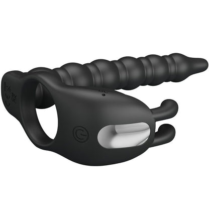 PRETTY LOVE - ANILLOS PARA EL PENE BLACKNEY CON TAPÓN VIBRADOR