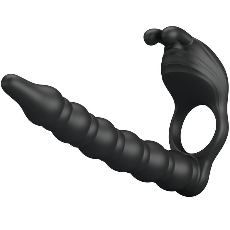 PRETTY LOVE - ANILLOS PARA EL PENE BLACKNEY CON TAPÓN VIBRADOR