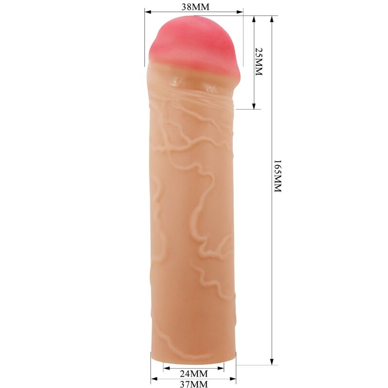 PRETTY LOVE - EXTENSOR DE PENE NILO COBERTURA CARNE