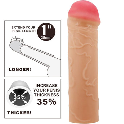 PRETTY LOVE - EXTENSOR DE PENE NILO COBERTURA CARNE