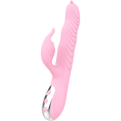ARMONY - MARCIA VIBRADOR Y DOBLE LENGUA EMPUJANTE EFECTO CALOR ROSA
