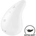 Satisfyer - Vibrador Dew Gota Lay-On Branco